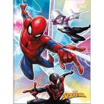 Caderno Brochura Capa Dura Universitário Spider-Man 80 Folhas