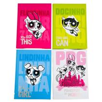 Caderno Brochura Colegial Meninas Super Poderosas 160fls Caderno Brochura Colegial Meninas Super Poderosas 160fls