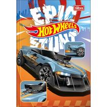 Caderno Brochura Costurado Pequeno 1/4 Hot Wheels 48 Folhas - Tilibra