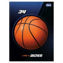 Caderno Brochura Escolar Grande Masculino Capa Dura Score Esportes 80 Folhas - Tilibra