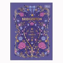 Caderno Brochura Especial Brigerton 160 folhas Tilibra Cores:Roxo