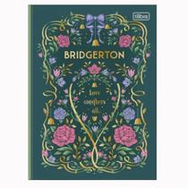 Caderno Brochura Especial Brigerton 160 folhas Tilibra Cores:Verde