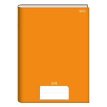 Caderno Brochura Grande 96 Folhas Capa Dura Stiff - Laranja