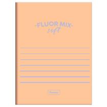 Caderno Brochura Grande Fluor Mix Soft 80 Folhas