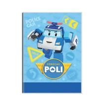 Caderno Brochura Grande Robocar Poli 80F Caderno Brochura Grande Robocar Poli 80F