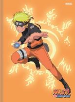 Caderno Brochura Grande Universitário Anime Naruto Shippuden Capa Dura 80 Folhas São Domingos Costurado Brochurão