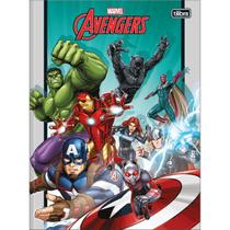 Caderno Brochura Grande Universitário Avengers Vingadores 48 Folhas Capa Dura Tilibra