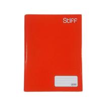 Caderno brochura grande vermelho capa dura 96 fl jandaia - Stiff