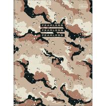 Caderno Brochura Hide Camuflado Marrom - 80 Folhas - Tilibra
