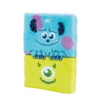 Caderno Brochura Pelúcia Fluffy Monstros S.A Disney 80Fls