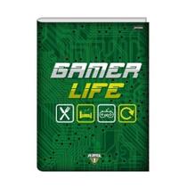 Caderno Brochura Pequeno 1/4 Capa Dura 80 Folhas Player JANDAIA Estampa 3 Caderno Brochura Pequeno 1/4 Capa Dura 80 Folhas Player JANDAIA Estampa 3