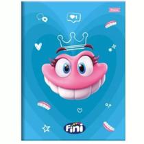 Caderno Brochura Pequeno 1/4 Capa Dura 80fls Fini Capa Sortida