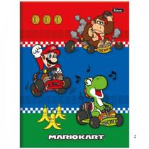 Caderno Brochura Pequeno 1/4 Cd 80fls Super Mario Bros Sortidos