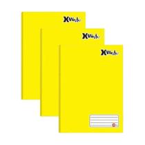 Caderno Brochura Pequeno Capa Dura 96 Folhas 3 Unidades - Maxima Caderno Brochura Pequeno Capa Dura 96 Folhas 3 Unidades - Maxima