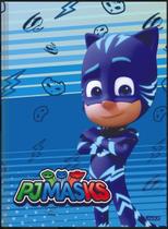Caderno brochura pj masks 1/1 80 folhas
