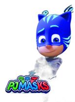 Caderno Brochura Pj Masks 80 Folhas Escolar Grande