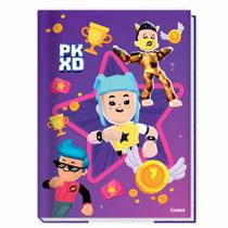Caderno Brochura Pk Xd Amigos Capa Dura 80 Folhas Credeal