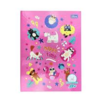 Caderno Brochura Quadriculado Universitário 1x1 D+ Capa Dura 40 Folhas Tilibra