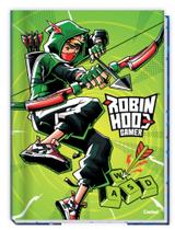 Caderno Brochura Robin Hood Gamer 80 folhas Credeal