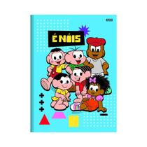 Caderno Brochura SD Universitário Turma da Mônica 80Fls Capa Dura