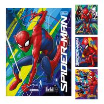 Caderno Brochura Spider Man 80 Fls Homem Aranha Grande