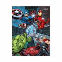 Caderno Brochura Tilibra Universitário Avengers 1 Matéria 80 Folhas Capa Dura