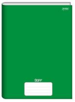 Caderno brochura univ cd 96fls stiff verde 00062 55