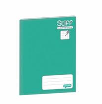 Caderno brochura univ cd quad 7x7mm verde 96fls stiff fsc jandaia 56994 55