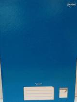 Caderno brochura univ cd sem pt/mg azul 96fls 05/pt stiff fsc