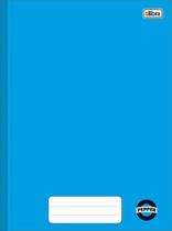 Caderno Brochura Universitário Capa Dura 80 Folhas Azul Pepper Tilibra