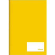 Caderno Brochura Universitário Capa Dura 96 Folhas Foroni - Amarelo Caderno Brochura Universitário Capa Dura 96 Folhas Foroni - Amarelo