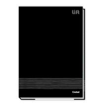 Caderno Brochura Universitário Capa Dura A4 1 Matéria 80 Folhas Lift CREDEAL Preto