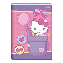Caderno Brochura Universitário Capa Dura Hello Kitty 80 Folhas - Jandaia