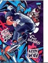 Caderno brochura universitário capa dura teen way 96 fls no brakes jandaia Caderno brochura universitário capa dura teen way 96 fls no brakes jandaia