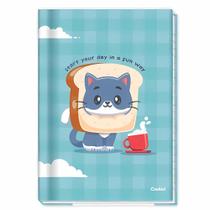 Caderno Brochura Universitário Lala Pets Gato 80 Fls Credeal