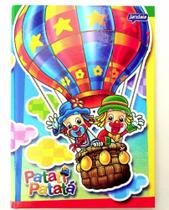 Caderno Brochurão 60 folhas Patati Patata capa Flexivel Jandaia Brochurão grande Caderno Brochurão 60 folhas Patati Patata capa Flexivel Jandaia Brochurão grande