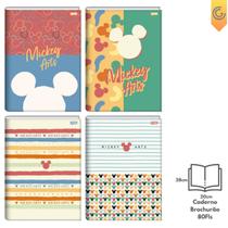 Caderno Brochurão 80 Fls Capa Dura Mickey Arts - Jandaia