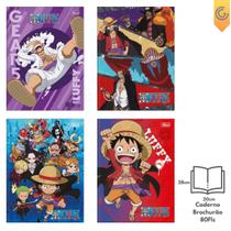 Caderno Brochurão 80 Fls Capa Dura One Piece - Tilibra