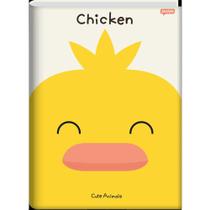 Caderno Brochurão 80Fls 200mm X 275mm Cute Animals - Jandaia Caderno Brochurão 80Fls 200mm X 275mm Cute Animals - Jandaia