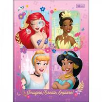 Caderno Brochurão 80Fls Capa Dura Princesas Disney - Tilibra