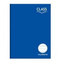 Caderno Brochurão Caligrafia CD 80fls Class Azul Foroni