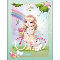 Caderno Brochurao Caligrafia Jolie 40fls Capas Sortidas