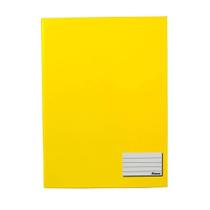 Caderno Brochurao Capa Dura 96 Folhas Costurado Amarelo