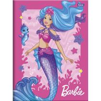Caderno Brochurao Capa Dura Barbie Mermaid Power 80FLS.