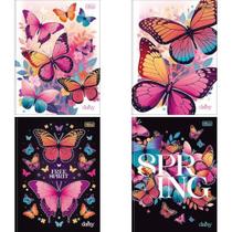 Caderno Brochurao Capa Dura Bloom 80Fls.
