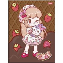 Caderno Brochurão Capa Dura DOLL 80 Folhas Pacote com 5 Caderno Brochurão Capa Dura DOLL 80 Folhas Pacote com 5
