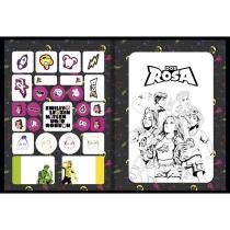 Caderno Brochurao Capa Dura Dos Rosa 80F Animativa