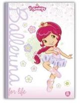 Caderno brochurão capa dura Moranguinho 80f - Animativa