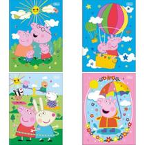 Caderno Brochurao Capa Dura Peppa Pig 80Fls Caderno Brochurao Capa Dura Peppa Pig 80Fls