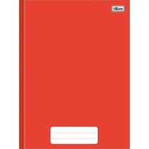 Caderno Brochurao Capa Dura Pepper 80 Folhas Vermelho